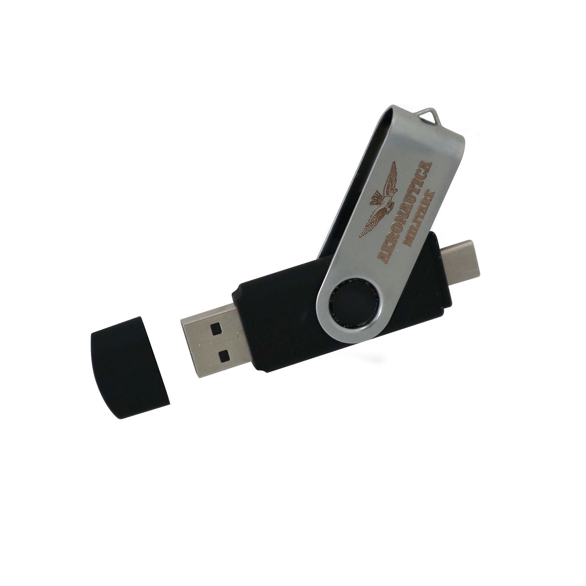 CHIAVETTA USB CAPACITA' 16GB, CON CON DOPPIA INTERFACCIA USB