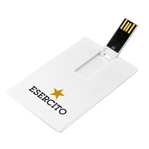 CHIAVETTA USB CARTA DI CREDITO 8GB ESERCITO