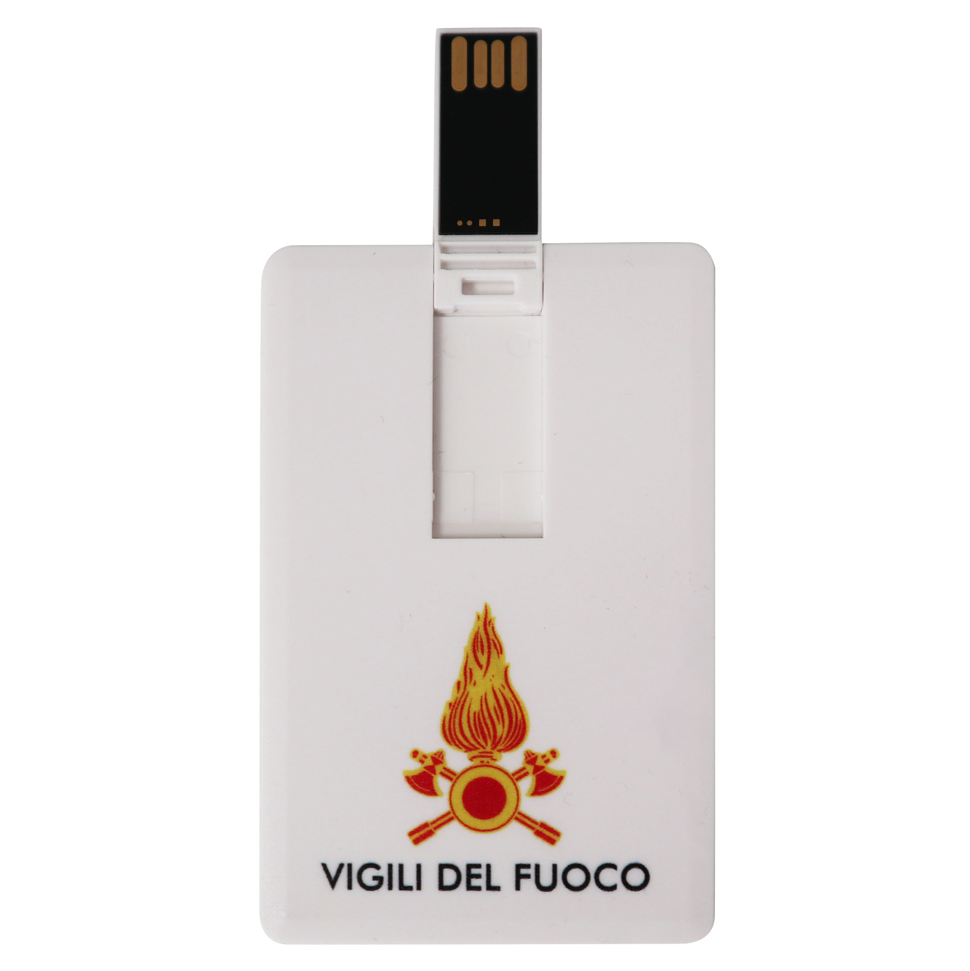 USB CARD 8 GB VIGILI DEL FUOCO DIMENSIONE 85X50 MM