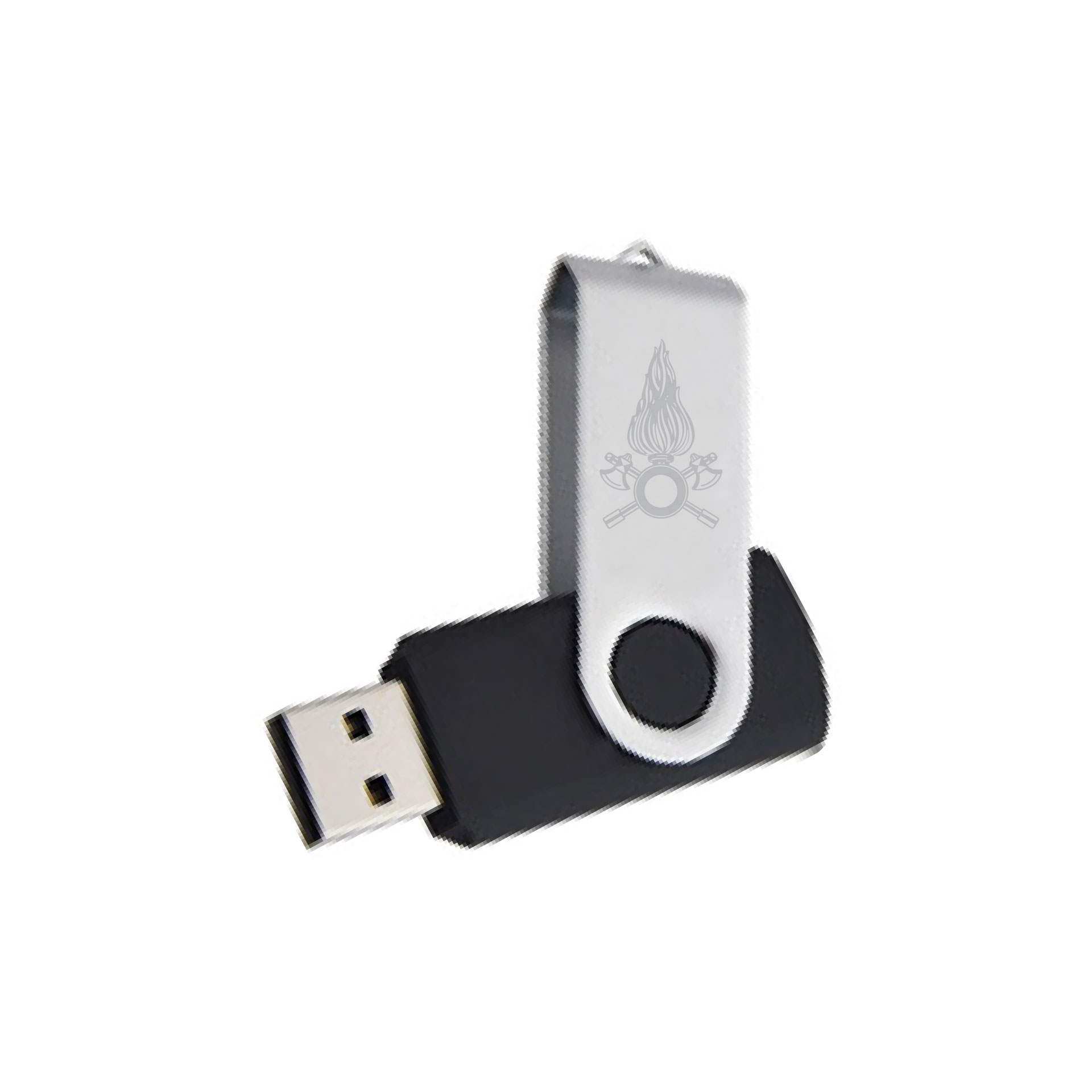 CHIAVETTA USB 8 GB VIGILI DEL FUOCO CON MECCANISMO A ROTAZIONE DIMENSION